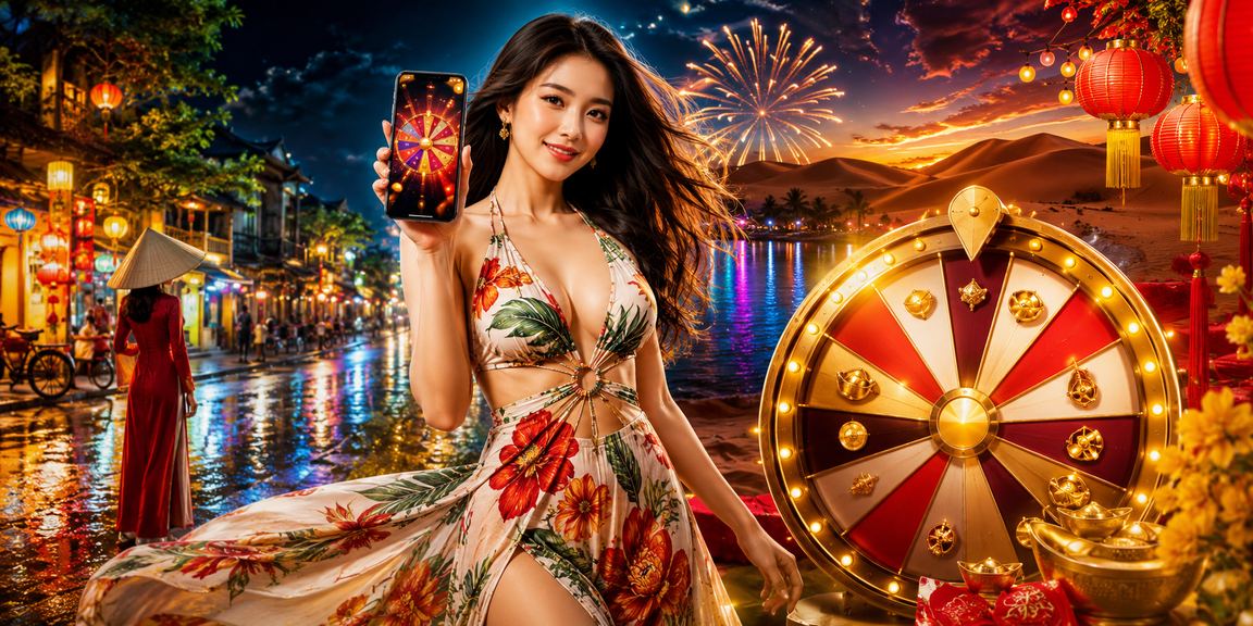 Không khí Tết tại Mũi Né minh họa hoạt động giải trí theo mùa trên 108
